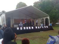 Stage Marquee at festival